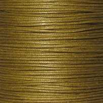 Шнур х/б вощеный, круглый, диаметр 1 мм., цвет оливковый.