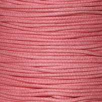 Шнур вощеный,  х/б, круглый, диаметр 1мм,  цвет розовый (1 метр)