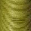 Шнур х/б вощеный, круглый, диаметр 1 мм., цвет желто-зеленый.