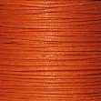 Шнур х/б вощеный, круглый, диаметр 1 мм., цвет оранжевый