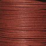 Шнур х/б вощеный, круглый, диаметр 1 мм., цвет каштан.