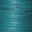 Шнур х/б вощеный, круглый, диаметр 1 мм., цвет бирюзовый.