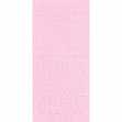 Контурные наклейки "Русский алфавит 1", лист 10x24,5 см, цвет розовый