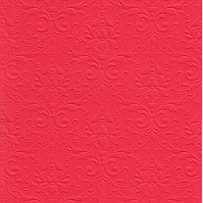 Бумага с тиснением ДАМАССКИЙ УЗОР, 160 г, А4, цвет красный, 1 шт.