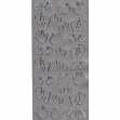 Контурные наклейки "Ручки/ножки", лист 10x24,5 см, цвет серебро